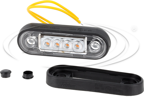 LAMPA OBRYSOWA POMARAŃCZOWA Fristom FT-073 Z LED| Dobra Cena